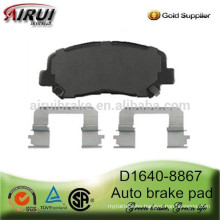 D1640-8867 semi-metallic and ceramic auto brake pad for Dodge Dart 2013 year